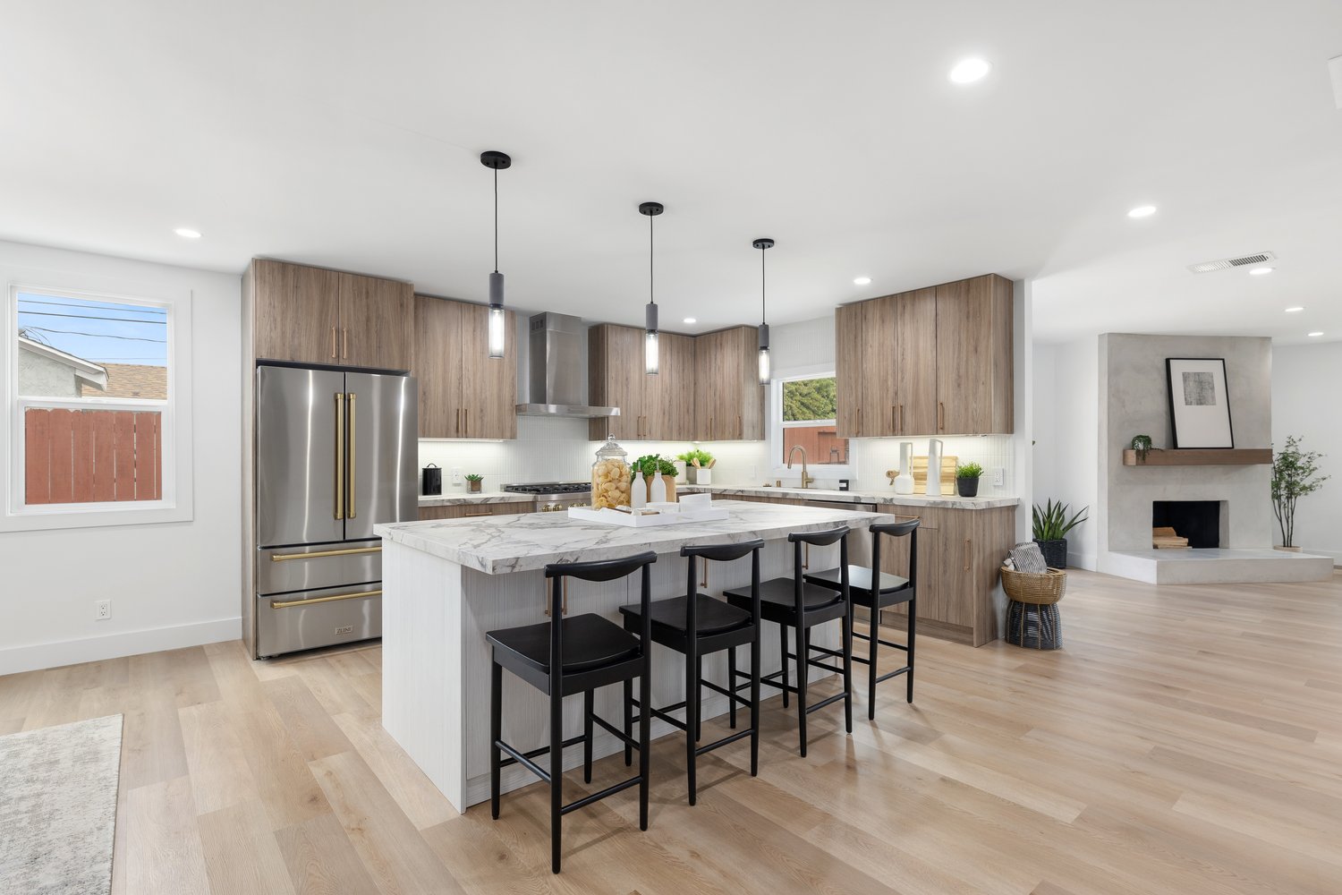 Renovated interior in Long Beach