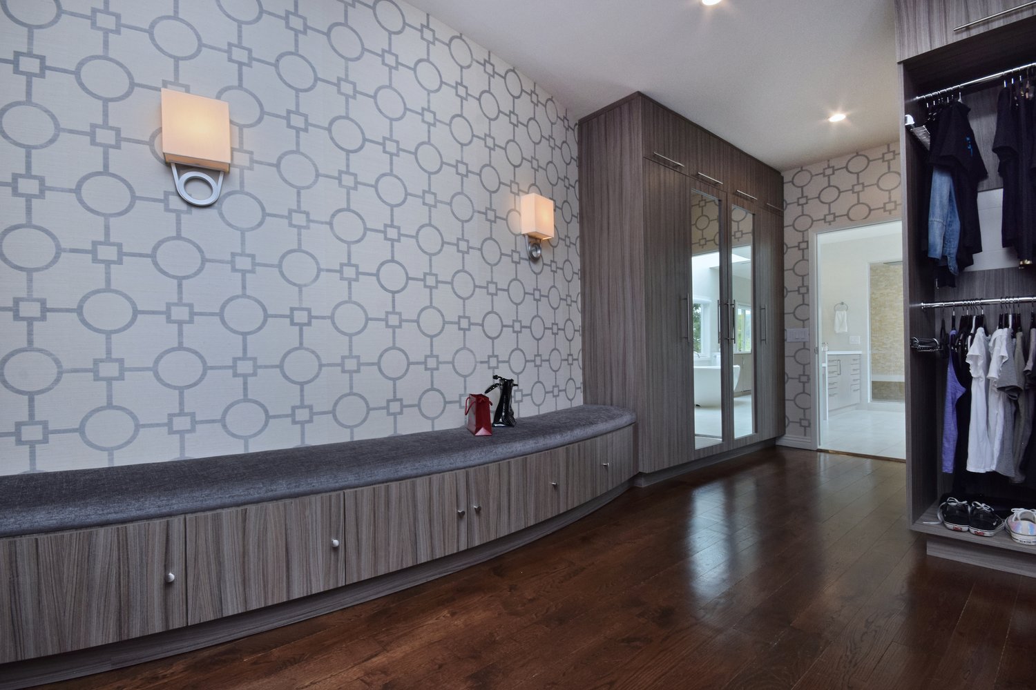 Custom walk-in closet